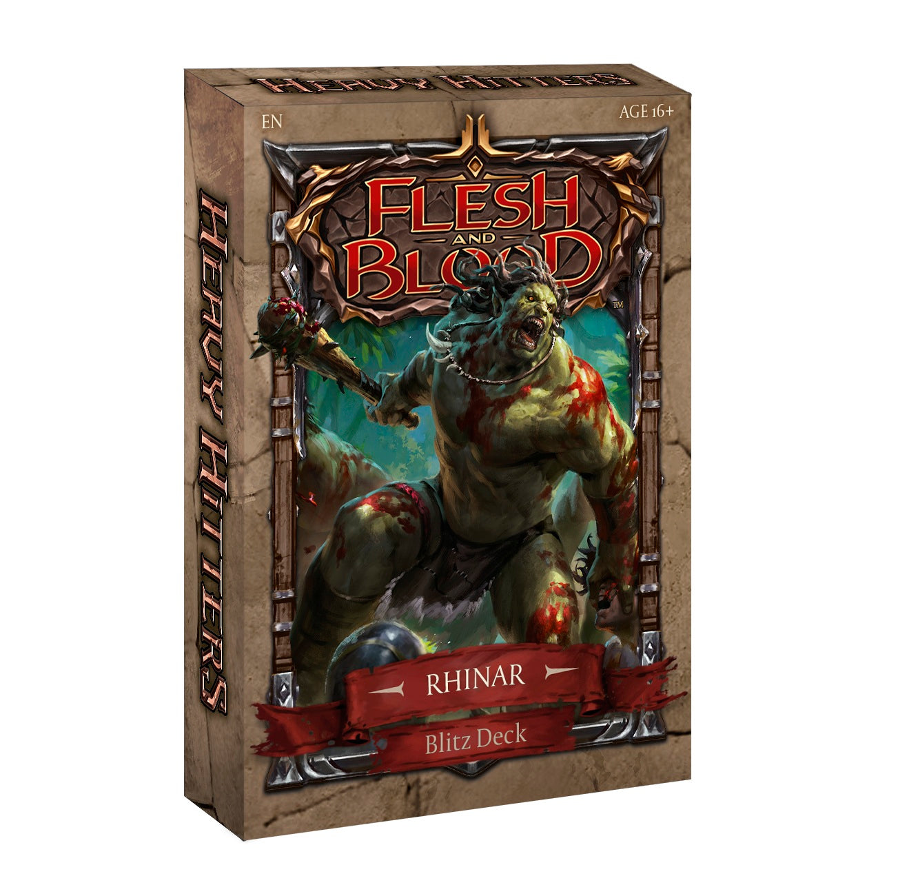 Flesh and Blood Heavy Hitters: Rhinar Blitz Deck, English Edition